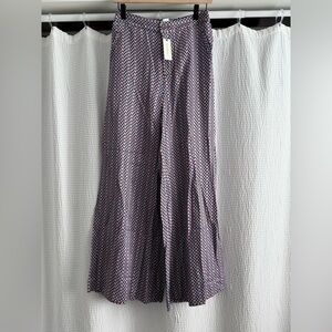 Red and Blue Wide Leg Pants and Jumpsuits